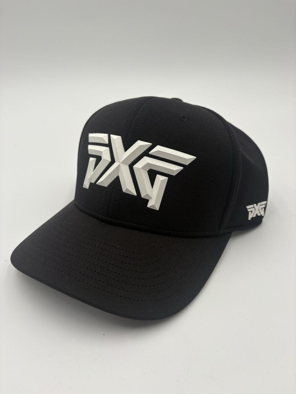 NWT Black PXG Stretch SnapBack Hat OSFM, Adjustable, 3-D Raised Logo - Sweet Lid